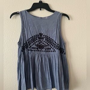 Summer Blue/Jean Top